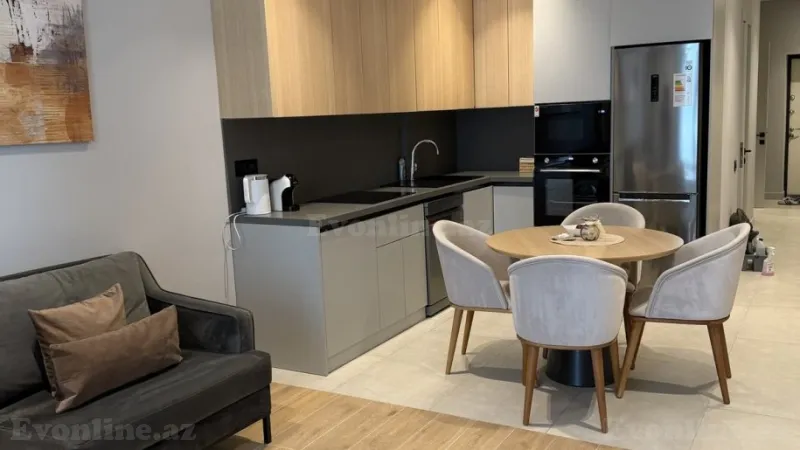 Kirayə verilir 2 otaqlı Mənzil Yeni tikili 95 m² Pirallahı r. - şəkil 2