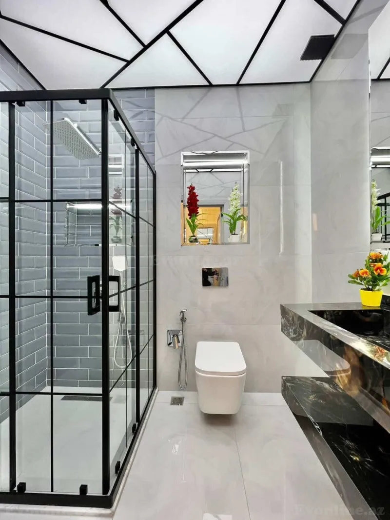 Satılır 4 otaqlı Mənzil Yeni tikili 186 m² Qara Qarayev m. - şəkil 14