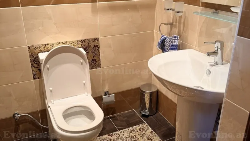 Kirayə verilir 4 otaqlı Mənzil Yeni tikili 200 m² Yasamal - şəkil 18