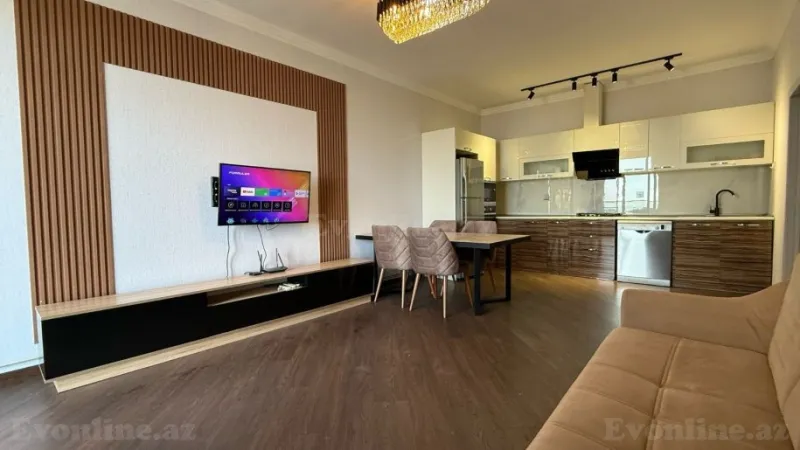 Kirayə verilir 3 otaqlı Mənzil Yeni tikili 110 m² Nəsimi r. - şəkil 6