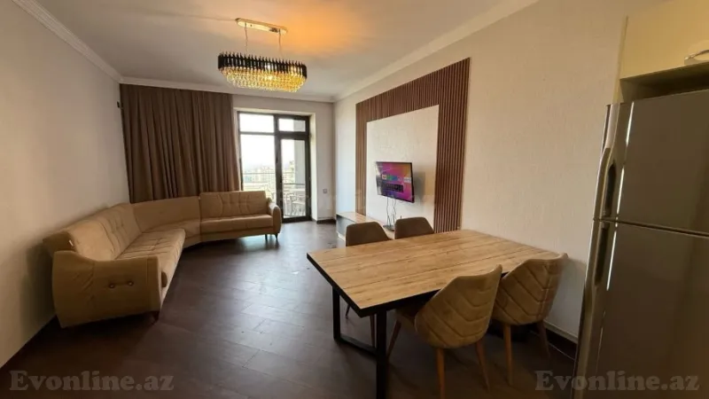 Kirayə verilir 3 otaqlı Mənzil Yeni tikili 110 m² Nəsimi r. - şəkil 7