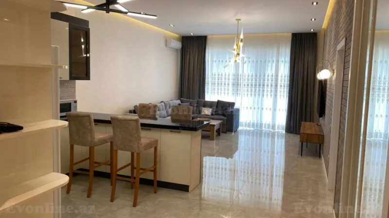 Kirayə verilir 2 otaqlı Mənzil Yeni tikili 100 m² Sabunçu r. - şəkil 2