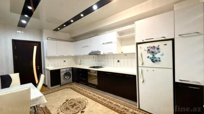 Kirayə verilir 3 otaqlı Mənzil Yeni tikili 145 m² Nəsimi r. - şəkil 2