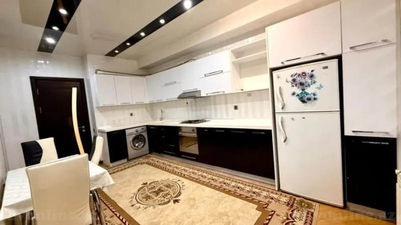 Kirayə verilir 3 otaqlı Mənzil Yeni tikili 145 m² Nəsimi r. - şəkil 3
