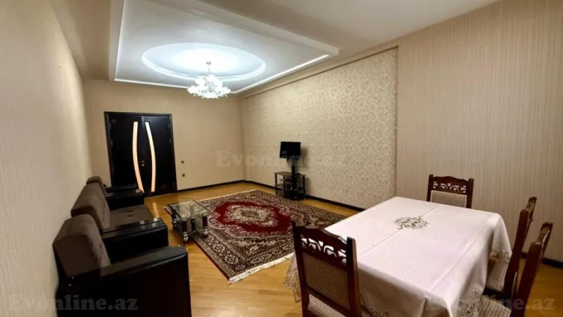 Kirayə verilir 3 otaqlı Mənzil Yeni tikili 145 m² Nəsimi r. - şəkil 9