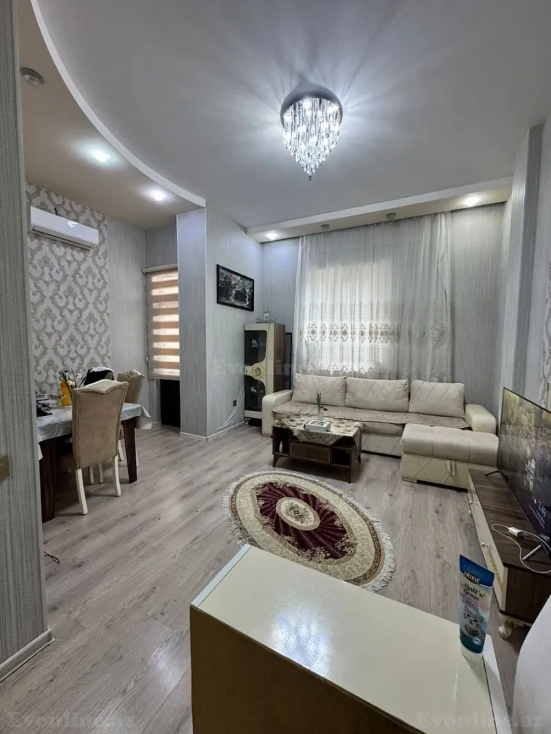 Satılır 3 otaqlı Mənzil Yeni tikili 73 m² Həzi Aslanov m. - şəkil 2