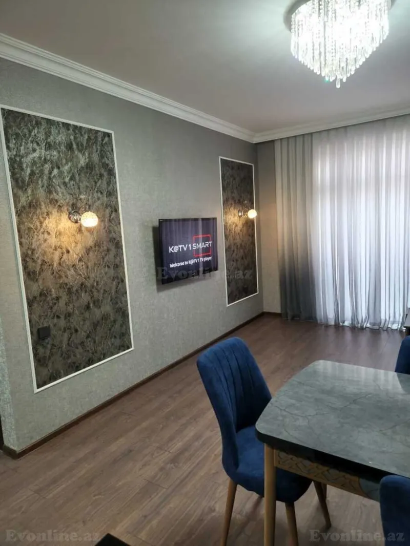Kirayə verilir 2 otaqlı Mənzil Yeni tikili 68 m² 8 Noyabr m. - şəkil 3