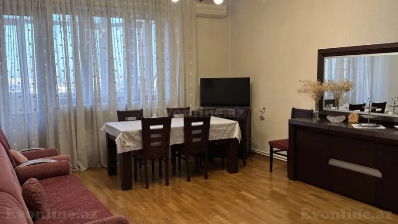 Kirayə verilir 3 otaqlı Mənzil Yeni tikili 100 m² 8 Noyabr m.