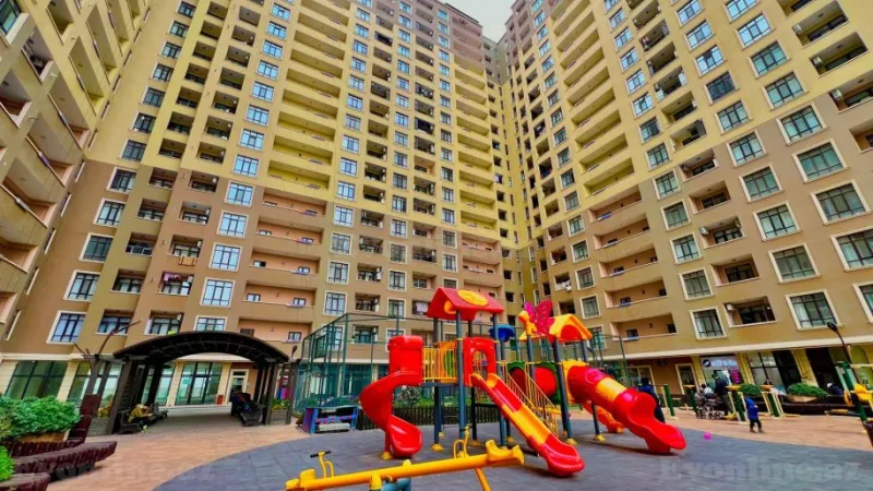 Satılır 2 otaqlı Mənzil Yeni tikili 60 m² İnşaatçılar m. - şəkil 2