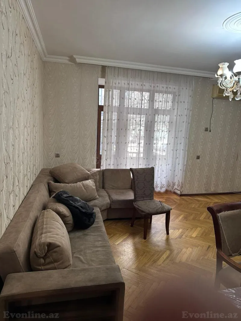 Kirayə verilir 3 otaqlı Mənzil Köhnə tikili 88 m² Nəsimi r. - şəkil 2