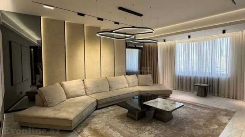 Kirayə verilir 3 otaqlı Mənzil Yeni tikili 140 m² Nəsimi r.