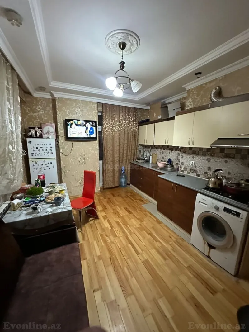 Satılır 1 otaqlı Mənzil Yeni tikili 56 m² İnşaatçılar m. - şəkil 3