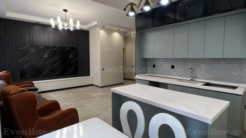 Satılır 3 otaqlı Mənzil Yeni tikili 90 m² Xətai r. - şəkil 2