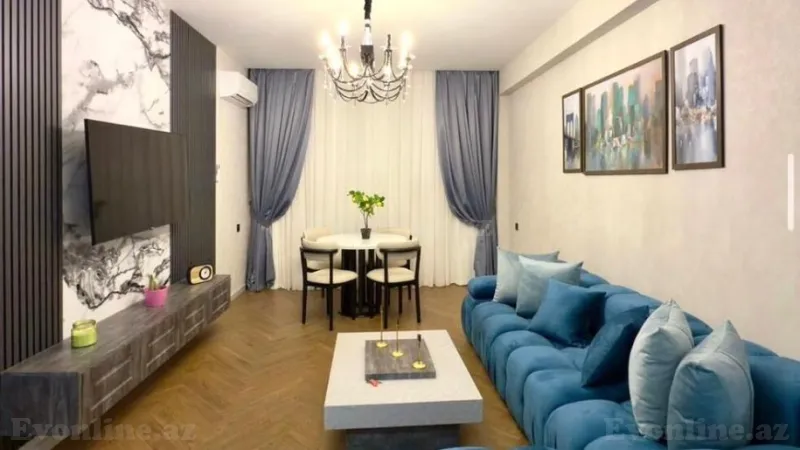 Kirayə verilir 2 otaqlı Mənzil Yeni tikili 80 m² Nəsimi r.