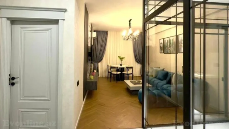 Kirayə verilir 2 otaqlı Mənzil Yeni tikili 80 m² Nəsimi r. - şəkil 3