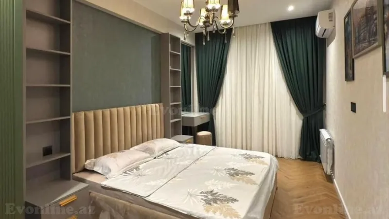 Kirayə verilir 2 otaqlı Mənzil Yeni tikili 80 m² Nəsimi r. - şəkil 5