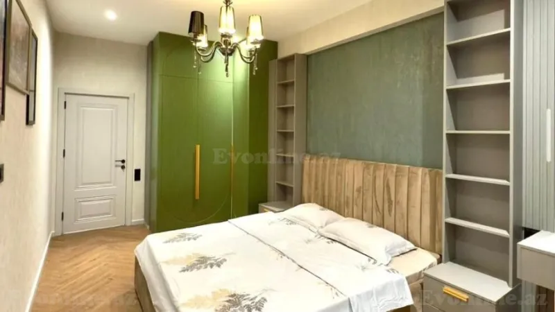 Kirayə verilir 2 otaqlı Mənzil Yeni tikili 80 m² Nəsimi r. - şəkil 6