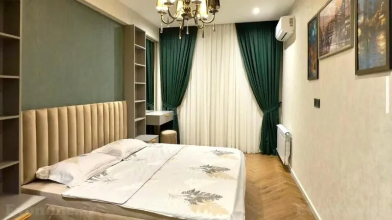 Kirayə verilir 2 otaqlı Mənzil Yeni tikili 80 m² Nəsimi r. - şəkil 7