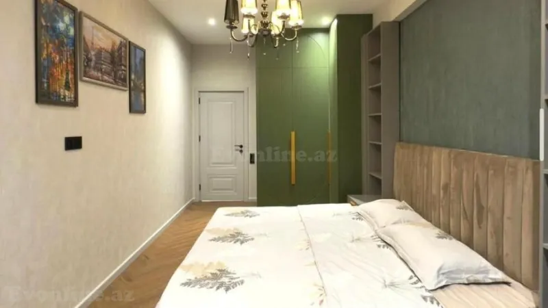 Kirayə verilir 2 otaqlı Mənzil Yeni tikili 80 m² Nəsimi r. - şəkil 8