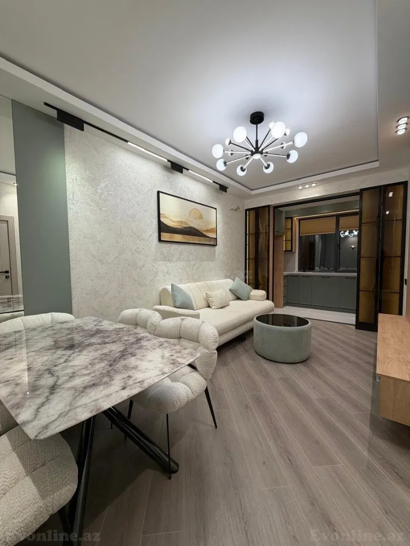 Satılır 2 otaqlı Mənzil Yeni tikili 55 m² Xətai r. - şəkil 3