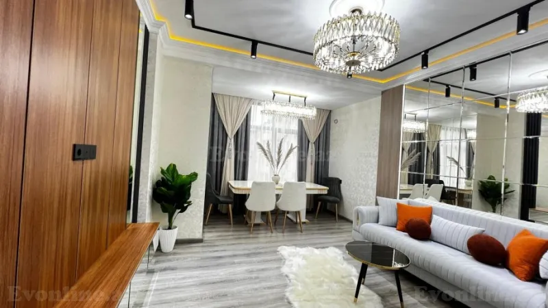 Satılır 2 otaqlı Mənzil Yeni tikili 85 m² Qara Qarayev m. - şəkil 2