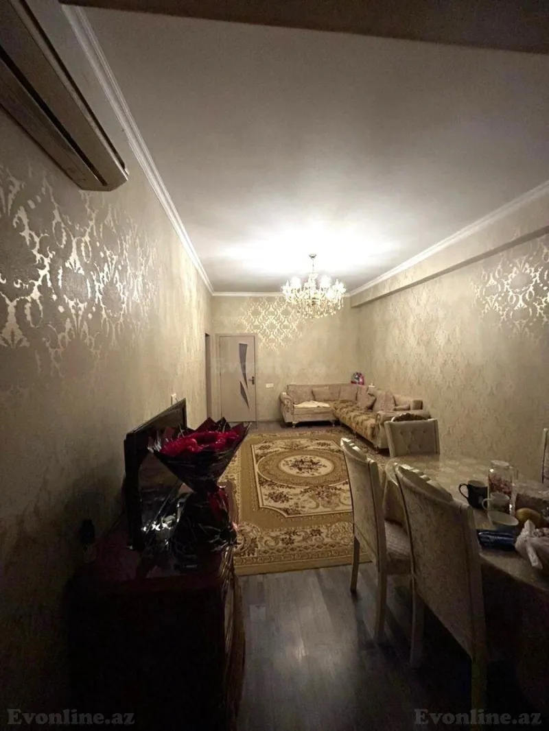 Satılır 3 otaqlı Mənzil Yeni tikili 90 m² Nəsimi r. - şəkil 2