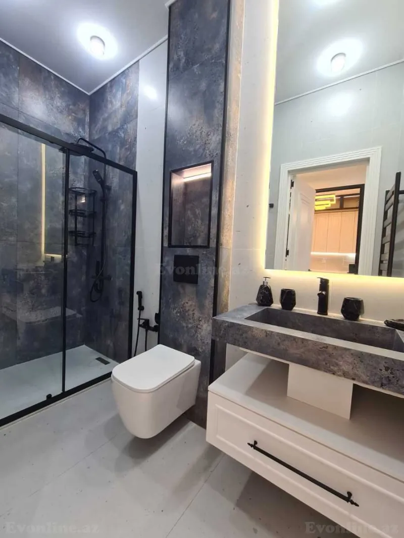 Satılır 3 otaqlı Mənzil Yeni tikili 98 m² Nəsimi r. - şəkil 12