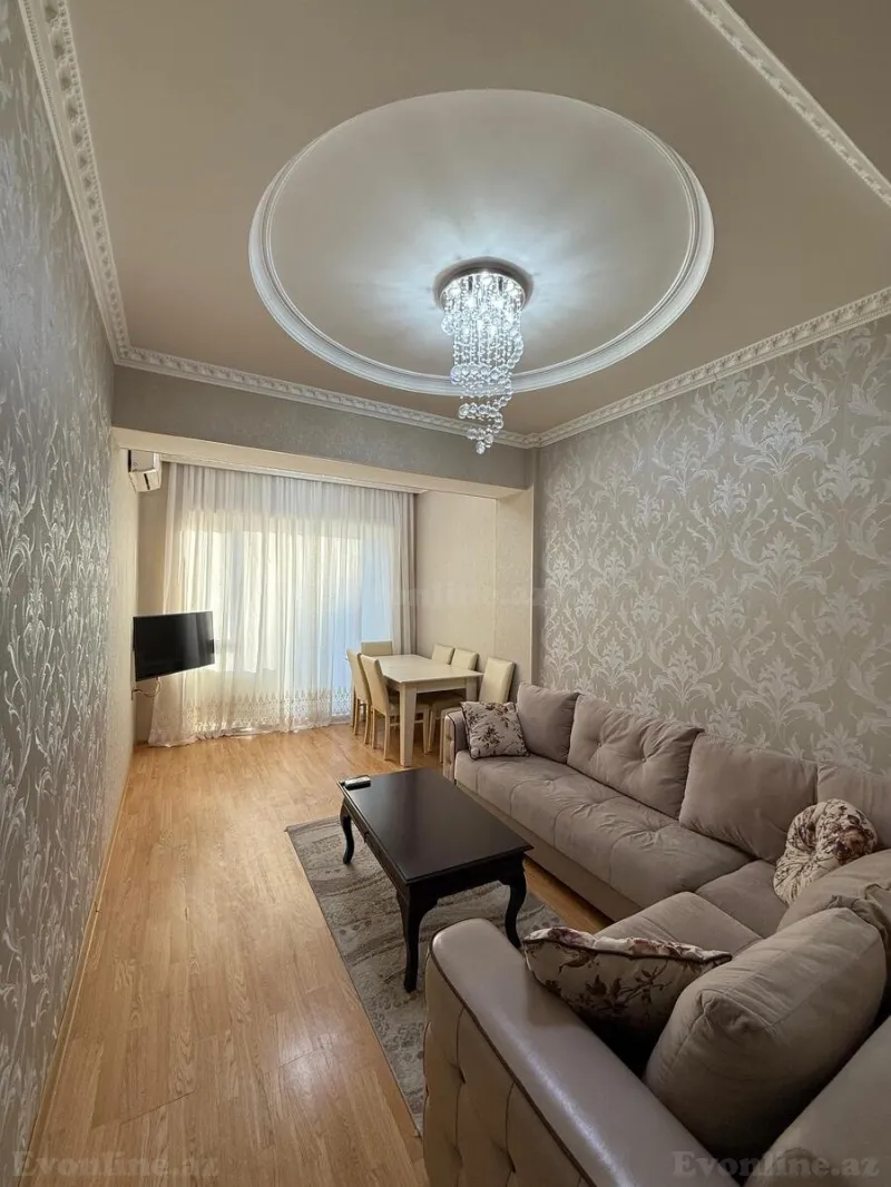 Kirayə verilir 2 otaqlı Mənzil Yeni tikili 70 m² Xətai m. - şəkil 2