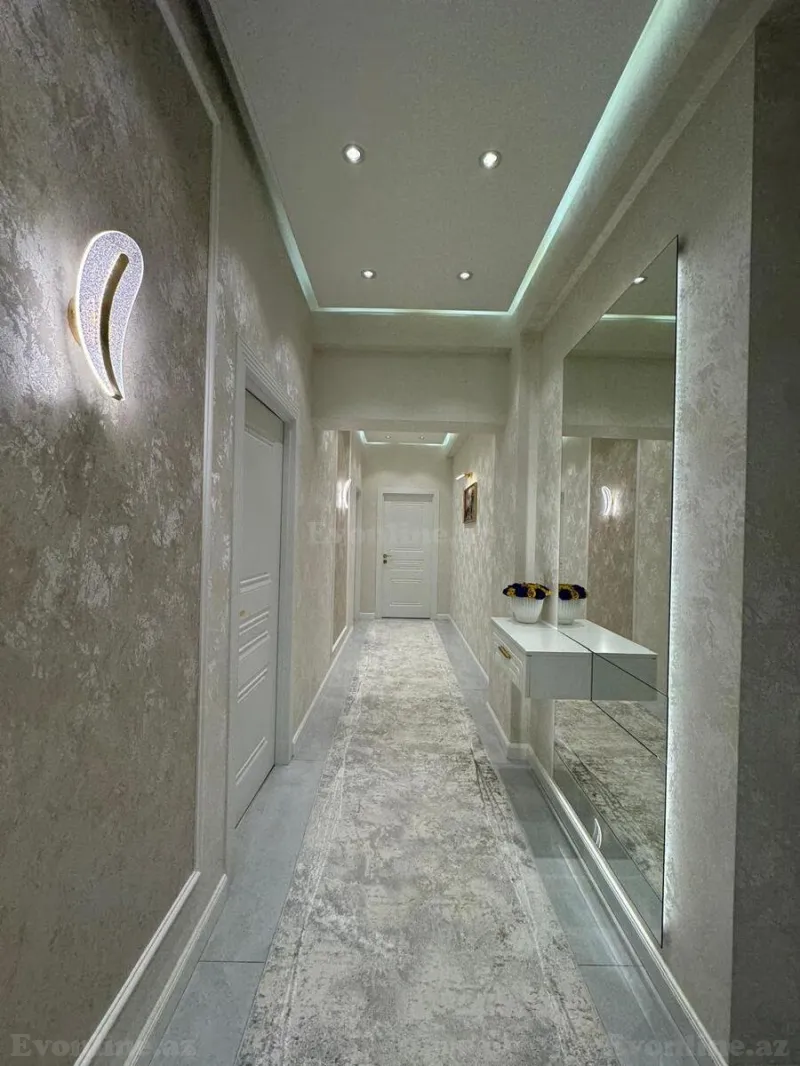 Satılır 3 otaqlı Mənzil Yeni tikili 91 m² Həzi Aslanov m. - şəkil 3