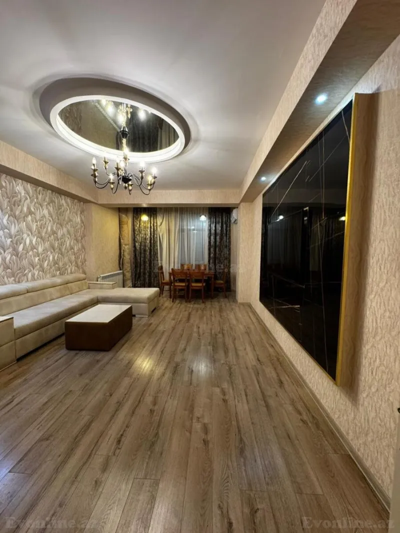 Kirayə verilir 2 otaqlı Mənzil Yeni tikili 110 m² Nəsimi r. - şəkil 2