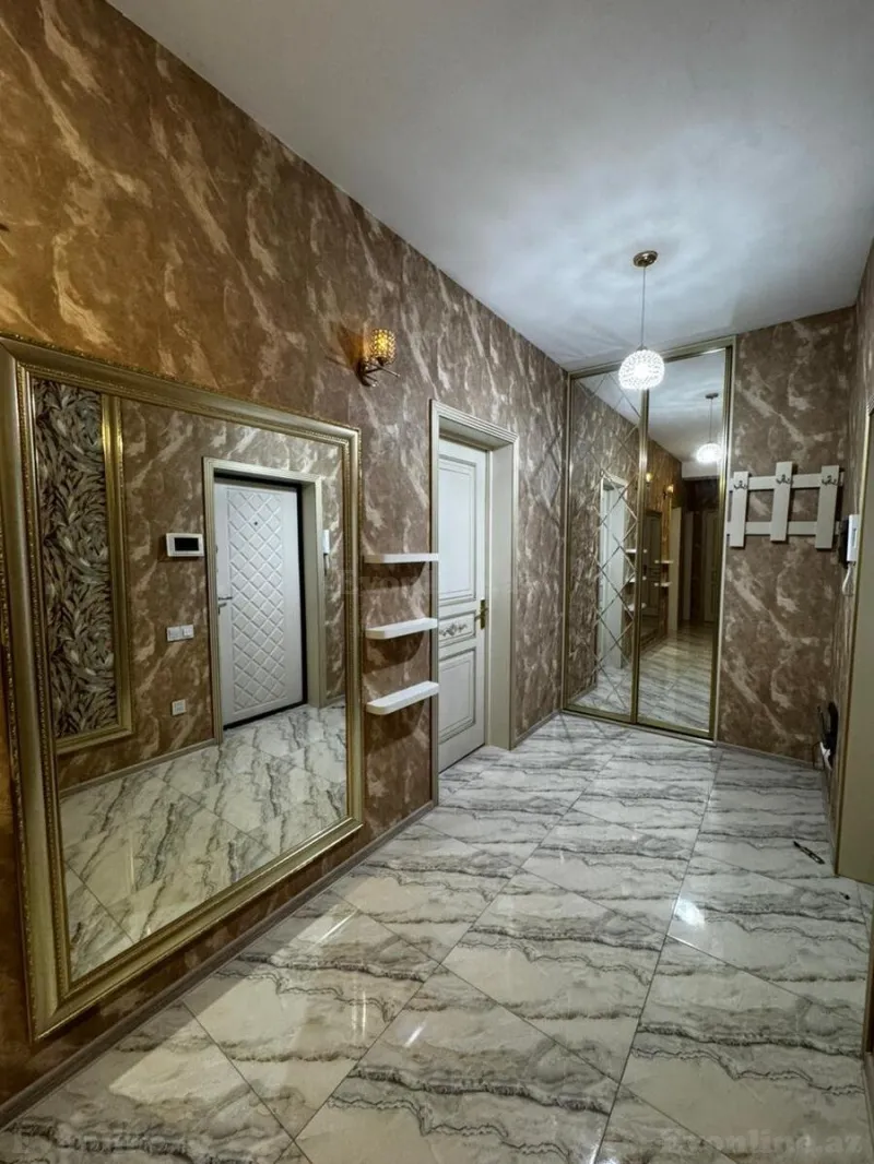 Kirayə verilir 2 otaqlı Mənzil Yeni tikili 110 m² Nəsimi r. - şəkil 6