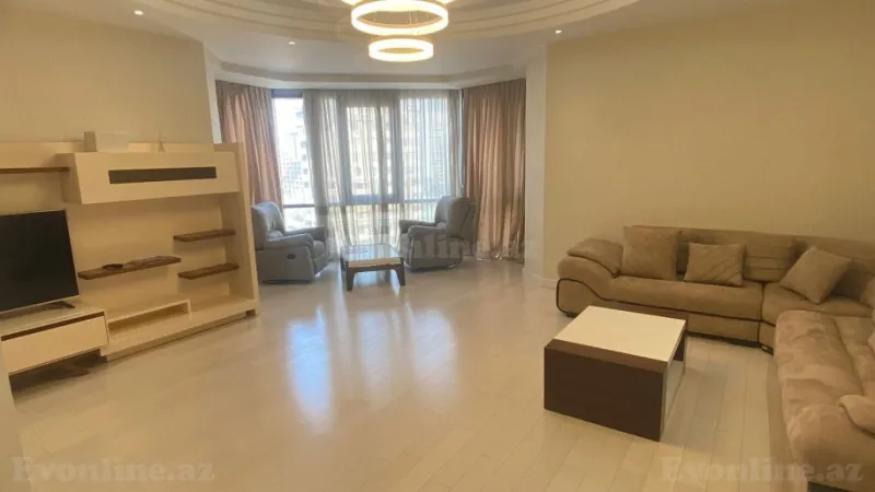 Kirayə verilir 4 otaqlı Mənzil Yeni tikili 200 m² Nizami m. - şəkil 3