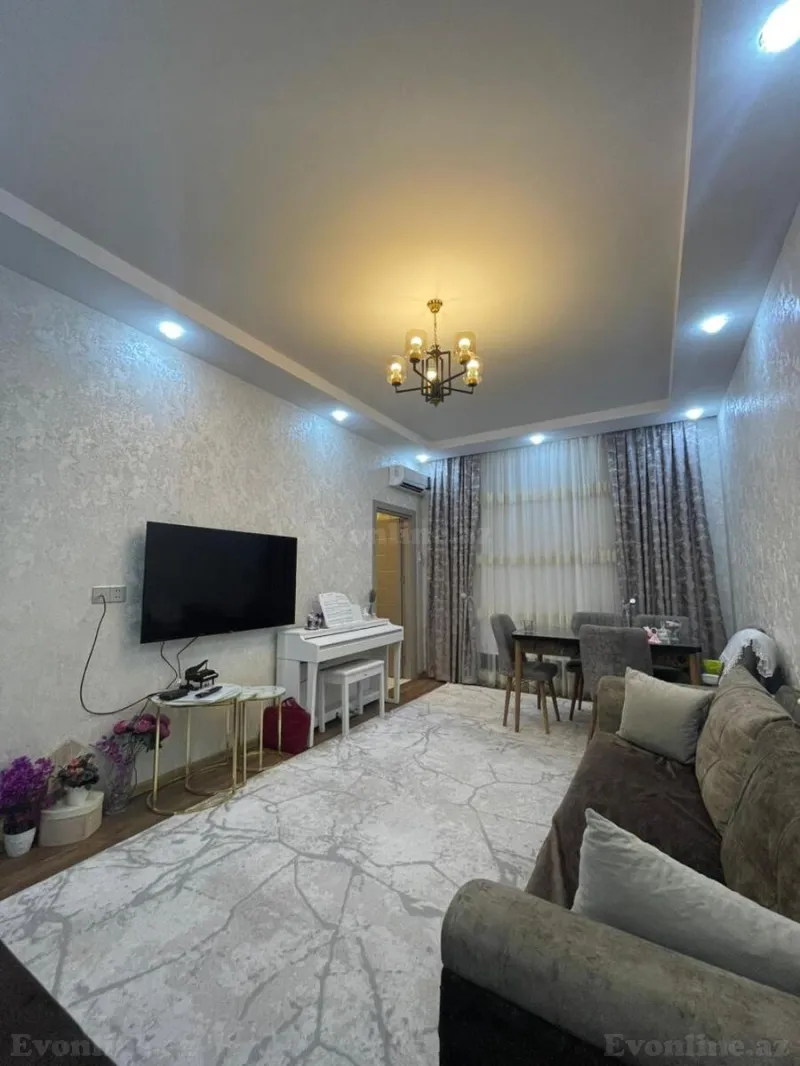 Satılır 2 otaqlı Mənzil Yeni tikili 56 m² Gənclik m. - şəkil 2