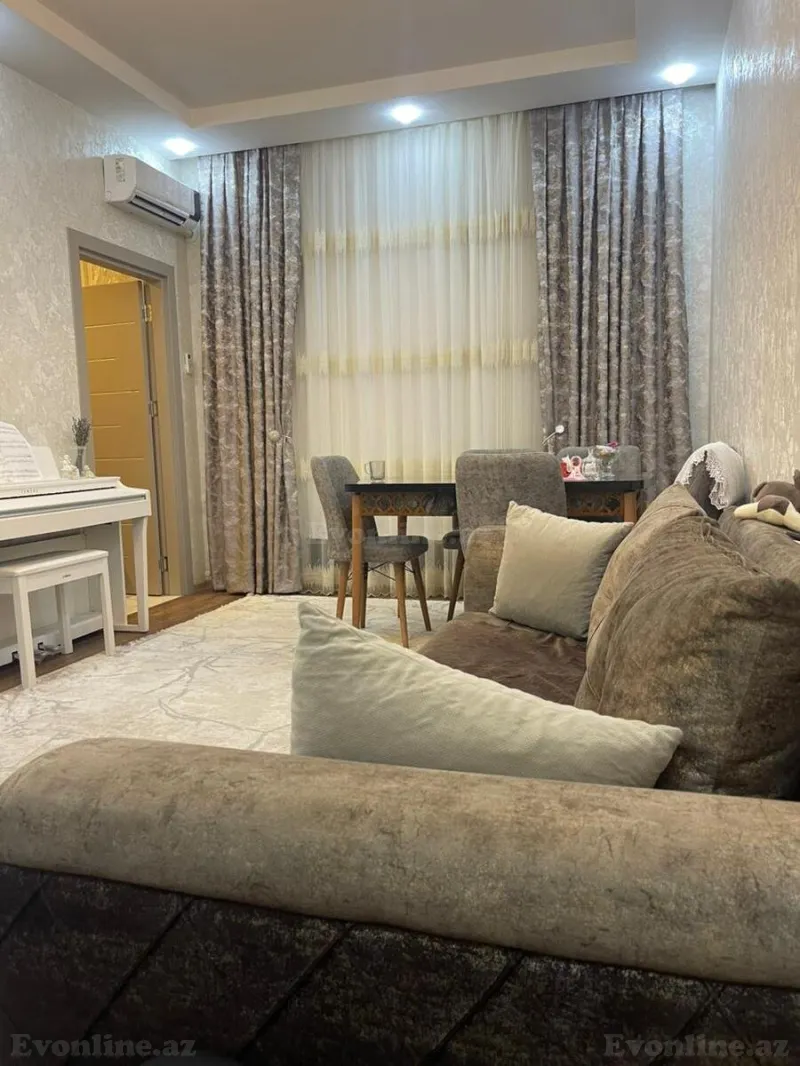 Satılır 2 otaqlı Mənzil Yeni tikili 56 m² Gənclik m. - şəkil 3