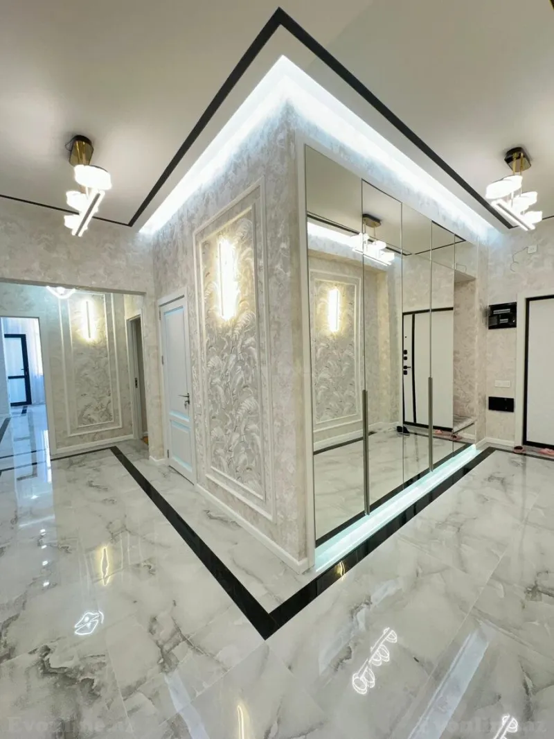 Satılır 3 otaqlı Mənzil Yeni tikili 126 m² Qara Qarayev m. - şəkil 2