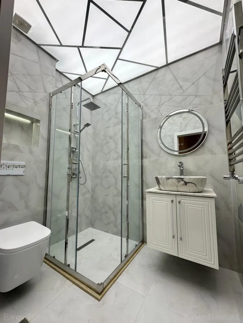 Satılır 3 otaqlı Mənzil Yeni tikili 126 m² Qara Qarayev m. - şəkil 9