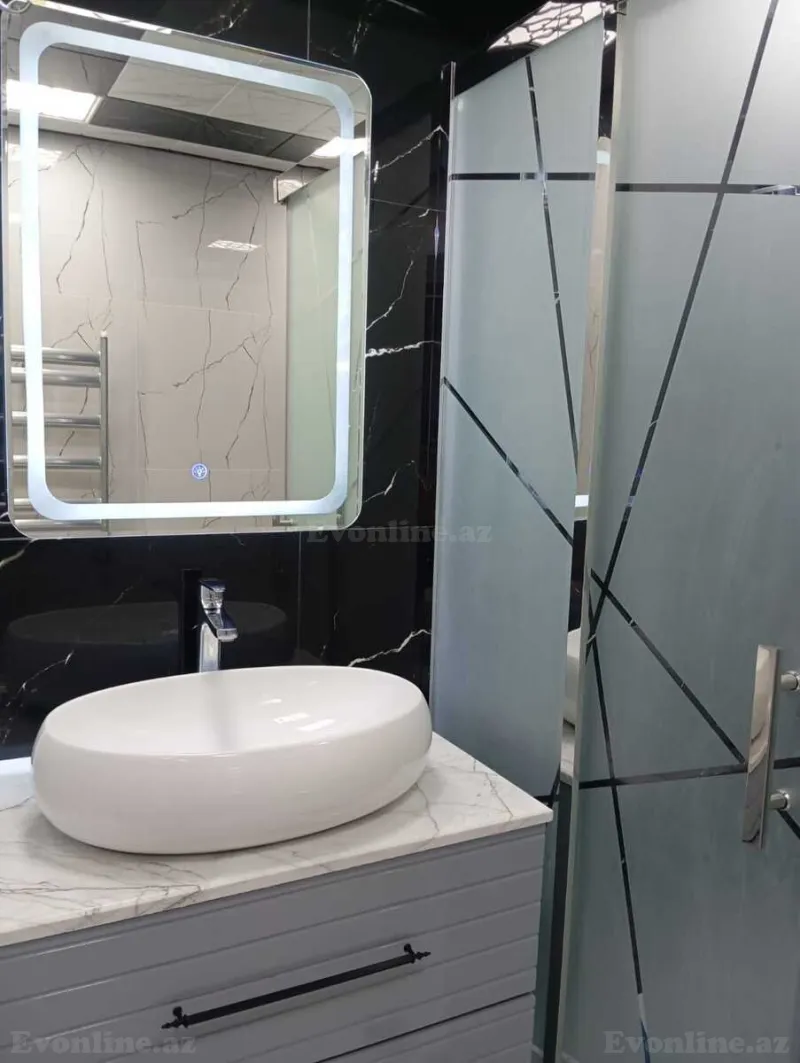 Satılır 3 otaqlı Mənzil Yeni tikili 107 m² Qara Qarayev m. - şəkil 11