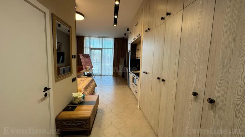 Kirayə verilir 1 otaqlı Mənzil Yeni tikili 45 m² Sabunçu r. - şəkil 2