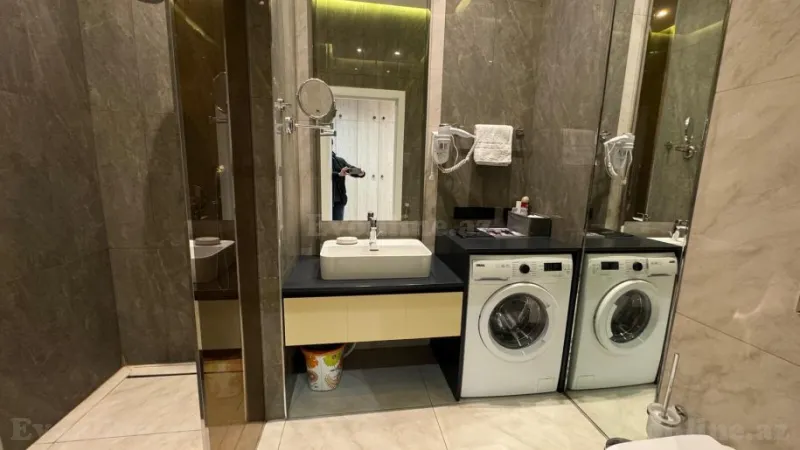 Kirayə verilir 1 otaqlı Mənzil Yeni tikili 45 m² Sabunçu r. - şəkil 9