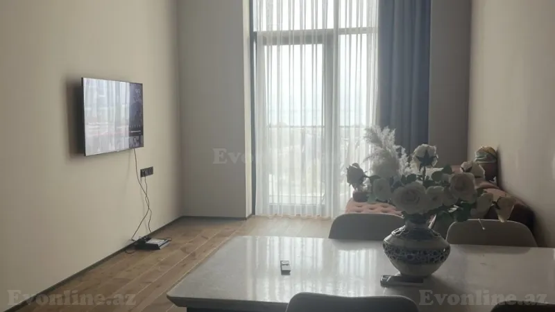 Kirayə verilir 2 otaqlı Mənzil Yeni tikili 85 m² Sabunçu r. - şəkil 2