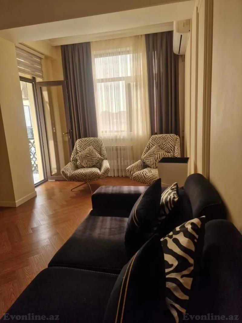 Kirayə verilir 3 otaqlı Mənzil Yeni tikili 93 m² Nəsimi r.