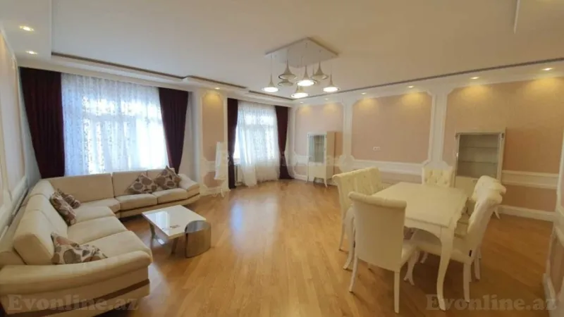 Kirayə verilir 4 otaqlı Mənzil Yeni tikili 200 m² Nərimanov r. - şəkil 2