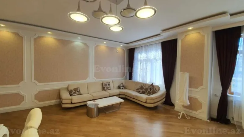 Kirayə verilir 4 otaqlı Mənzil Yeni tikili 200 m² Nərimanov r. - şəkil 3