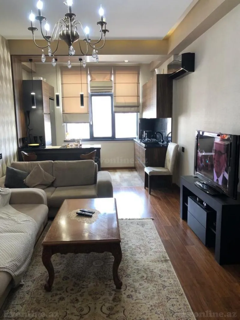 Kirayə verilir 2 otaqlı Mənzil Yeni tikili 77 m² Nəsimi r. - şəkil 2