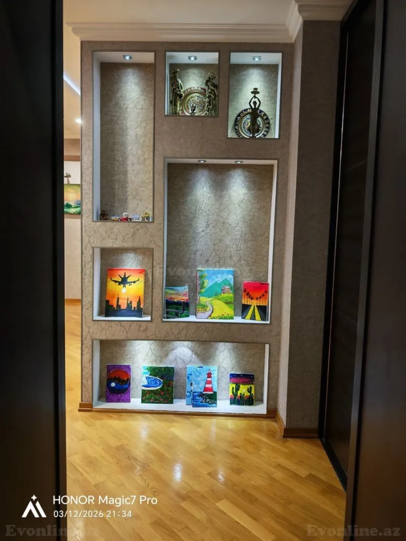 Satılır 3 otaqlı Mənzil Yeni tikili 120 m² Nəsimi r. - şəkil 14