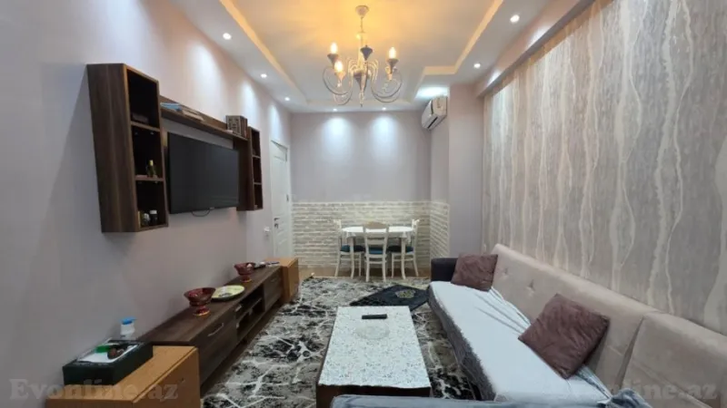 Satılır 2 otaqlı Mənzil Yeni tikili 59 m² 7-ci mikrorayon - şəkil 2