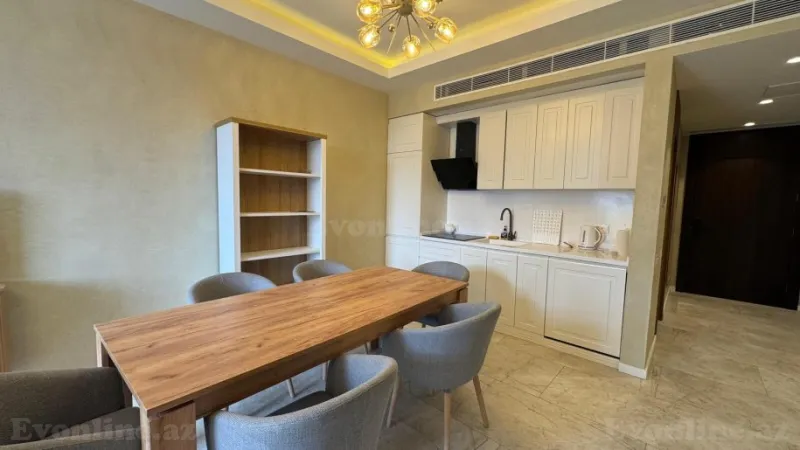 Kirayə verilir 3 otaqlı Mənzil Yeni tikili 90 m² Sabunçu r. - şəkil 2