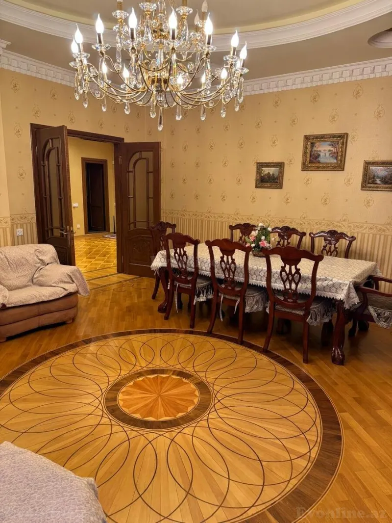 Kirayə verilir 3 otaqlı Mənzil Yeni tikili 140 m² Nərimanov r. - şəkil 2