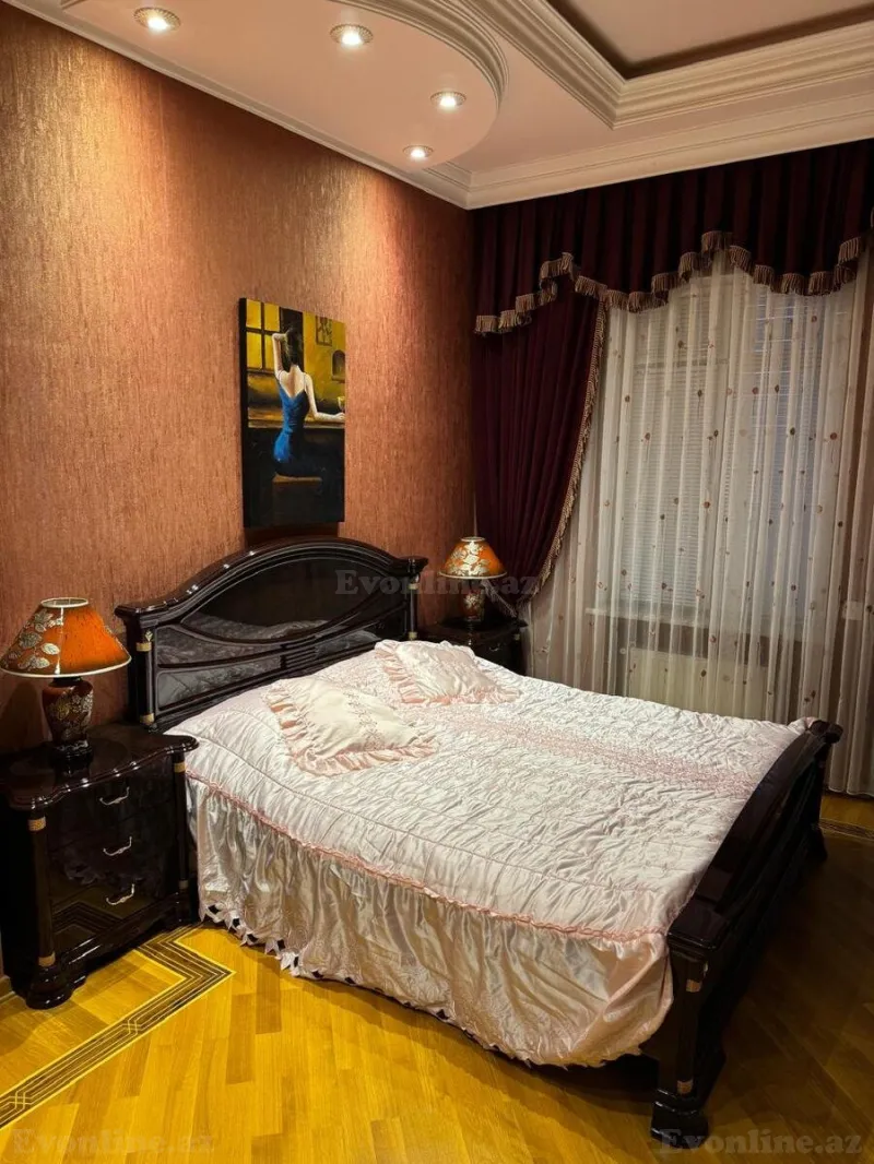 Kirayə verilir 3 otaqlı Mənzil Yeni tikili 140 m² Nərimanov r. - şəkil 7