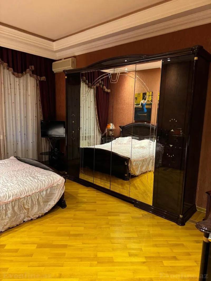 Kirayə verilir 3 otaqlı Mənzil Yeni tikili 140 m² Nərimanov r. - şəkil 8